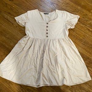 SHEIN tan doll dress